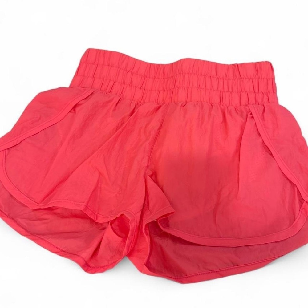 Kimberly Shorts Pink Coral High Waisted Athletic Medium Sports Workout Summer